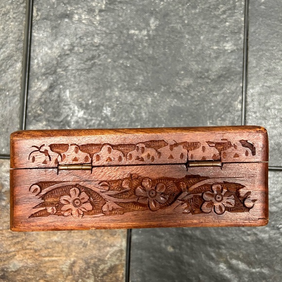 Hand Carved Box - Picture 2 of 4